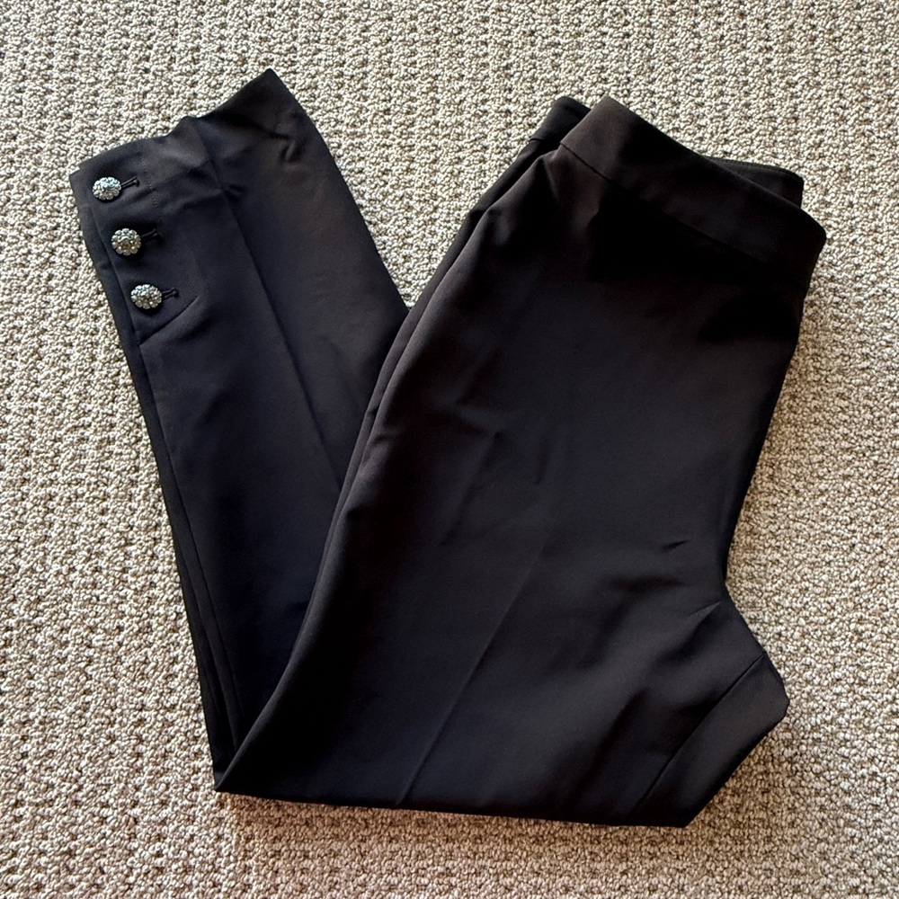 NWOT Kate Spade Womens Black Trousers. Size 10